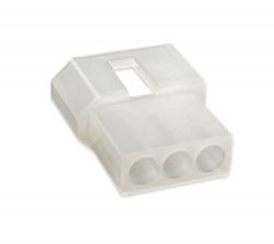 Female .062" Pin & Socket Receptacle Housing, 3 Circuits, 3x1